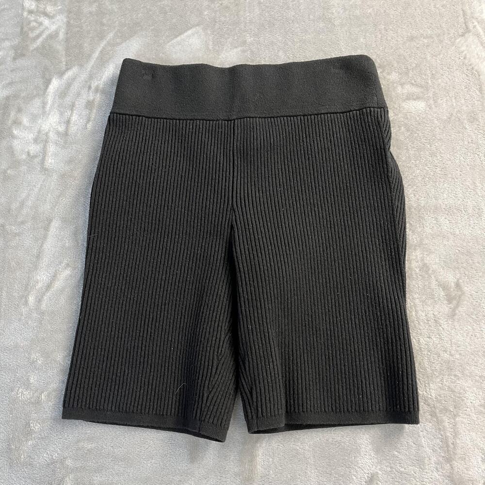 lululemon athletica Black Ribbed Bike Shorts